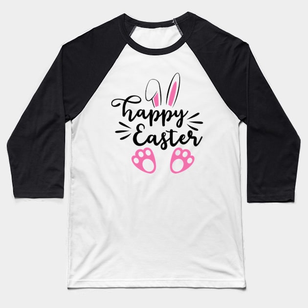 Happy Easter Women Easter Day Mama Mommy pregnant Mom Baseball T-Shirt by Davidsmith